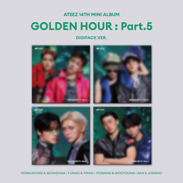ATEEZ - [GOLDEN HOUR : PART.5] 14th Mini Album DIGIPACK UNIT VERSION