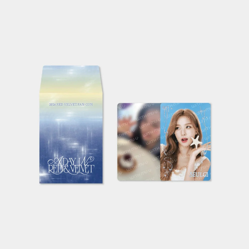 RED VELVET - Random Trading Card [2026 FAN-CON 'A Day in Red & Velvet' Official MD]