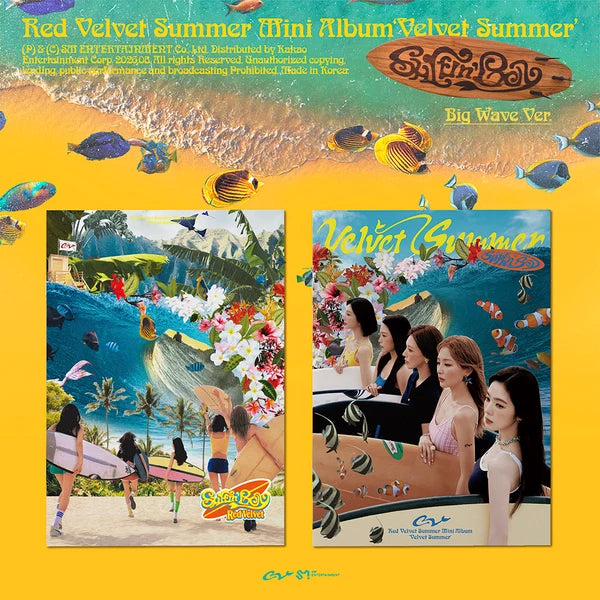 RED VELVET - [VELVET SUMMER] SUMMER Mini Album (BIG WAVE VER.)
