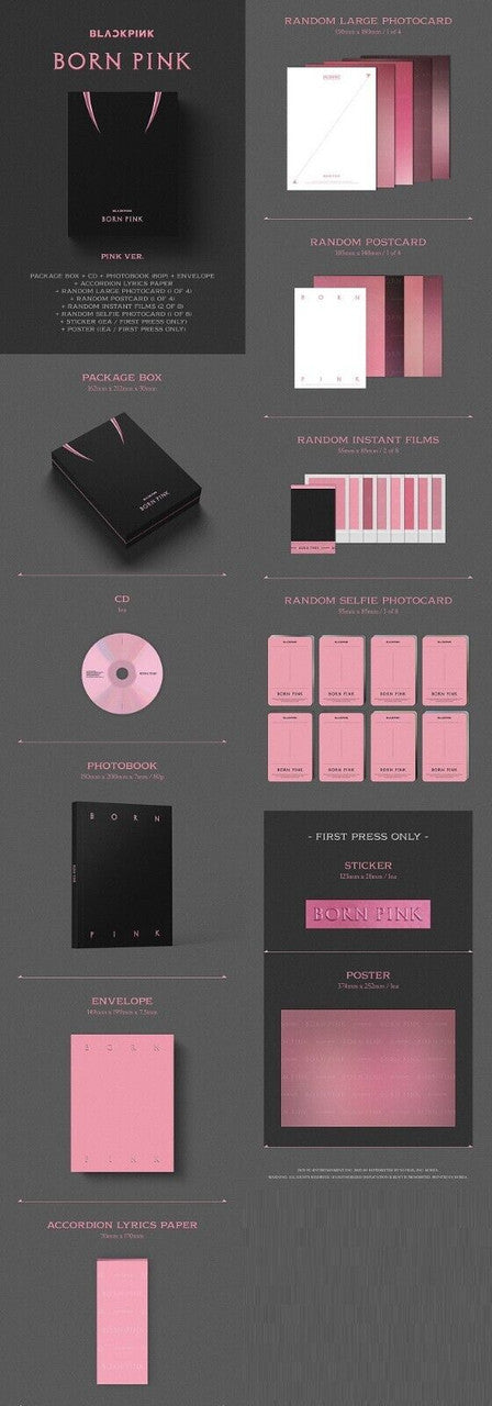 BLACKPINK - [BORN PINK] 2nd Album Box Set (RANDOM Version) – The