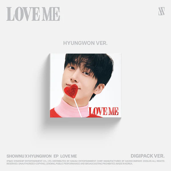 SHOWNU X HYUNGWON - [LOVE ME] EP Album DIGIPACK Version