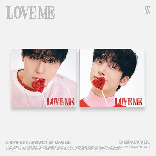 SHOWNU X HYUNGWON - [LOVE ME] EP Album DIGIPACK Version