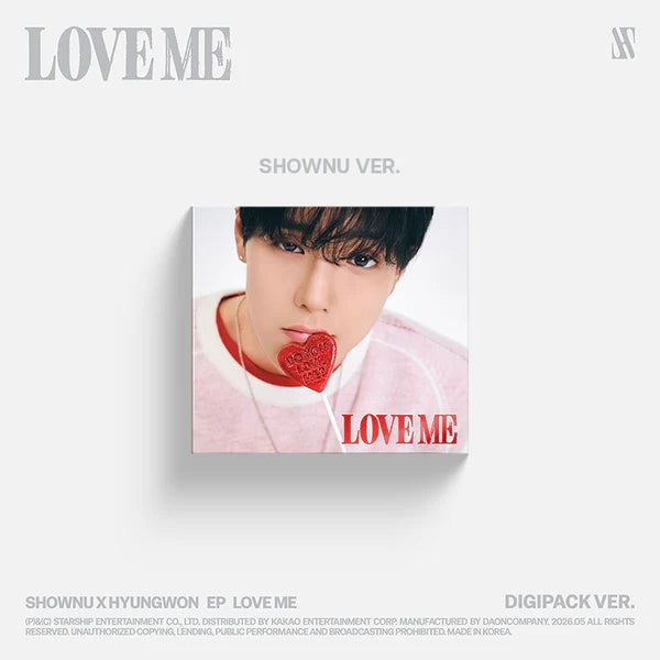SHOWNU X HYUNGWON - [LOVE ME] EP Album DIGIPACK Version