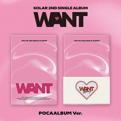 SOLAR (MAMAMOO) - [WANT] 2nd Single Album