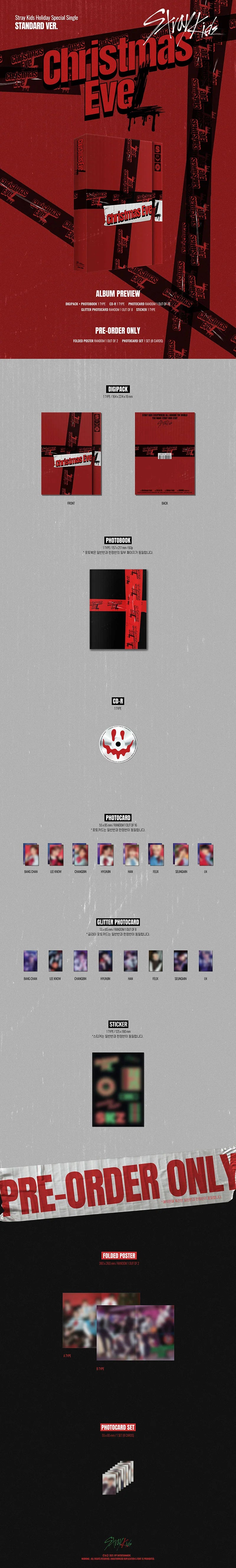 STRAY KIDS - [CHRISTMAS EVEL] Holiday Special Single Album Standard Edition