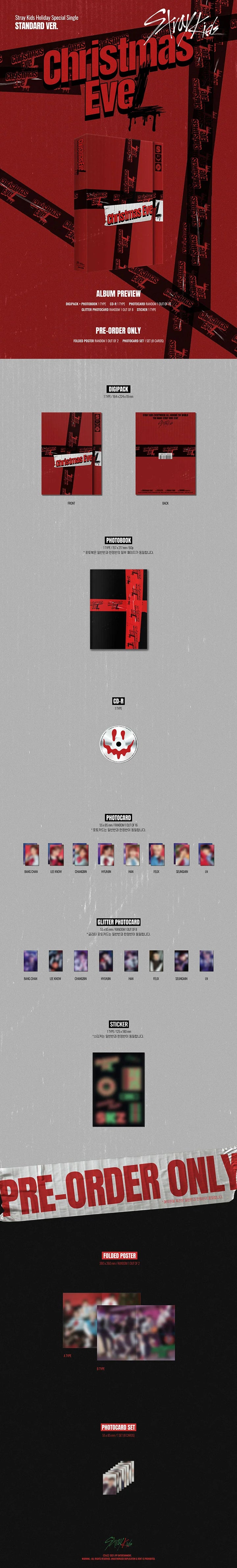 STRAY KIDS - [CHRISTMAS EVEL] Holiday Special Single Album Standard Edition