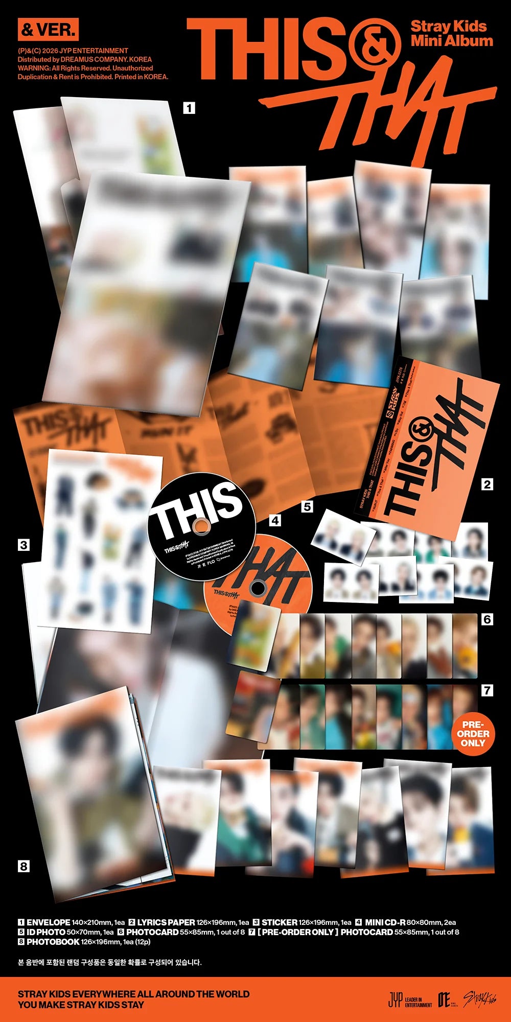 STRAY KIDS - [THIS & THAT] 10th Mini Album & Version
