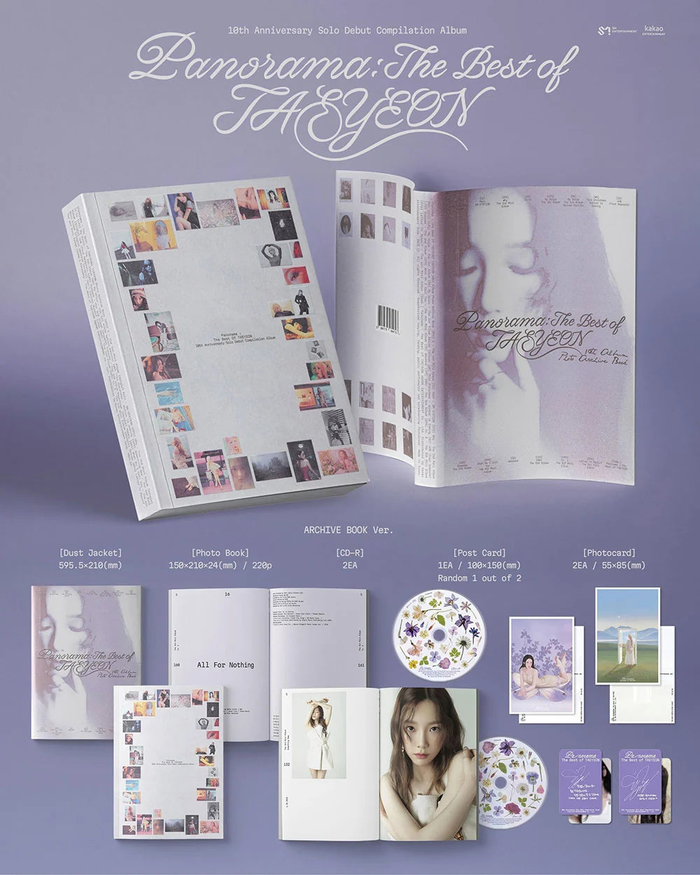 TAEYEON - [PANORAMA : THE BEST OF TAEYEON] ARCHIVE BOOK Version