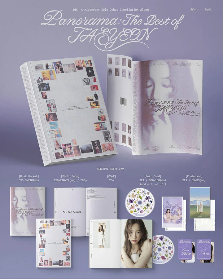 TAEYEON - [PANORAMA : THE BEST OF TAEYEON] ARCHIVE BOOK Version