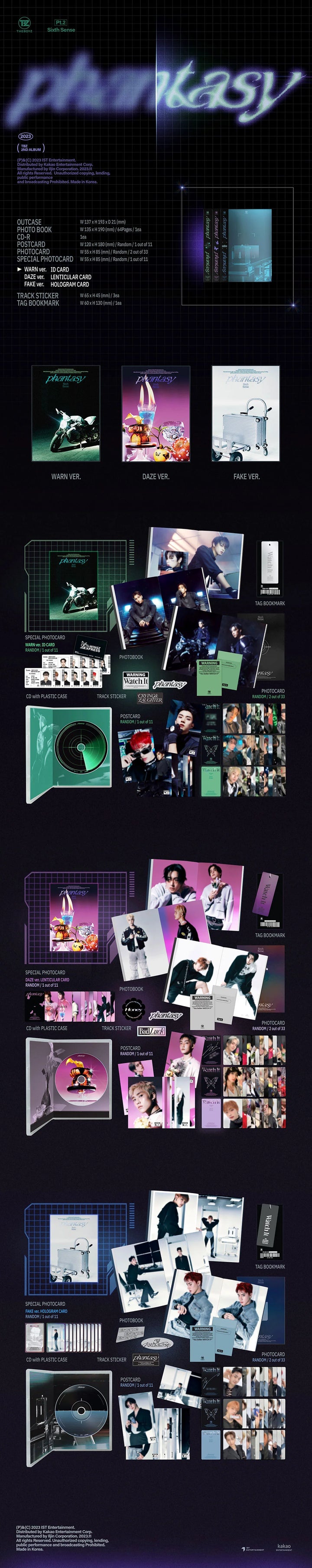 THE BOYZ - [PHANTASY : PT.2 SIXTH SENSE] 2nd Album