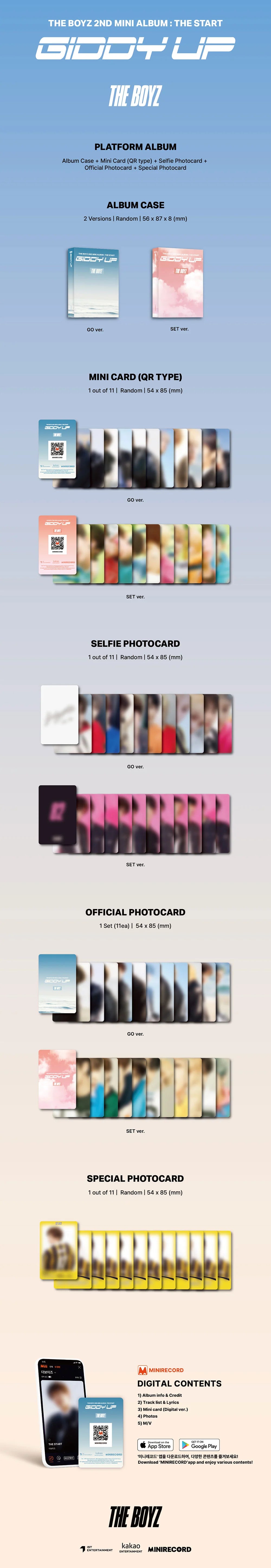THE BOYZ - [THE START] 2nd Mini Album PLATFORM Version