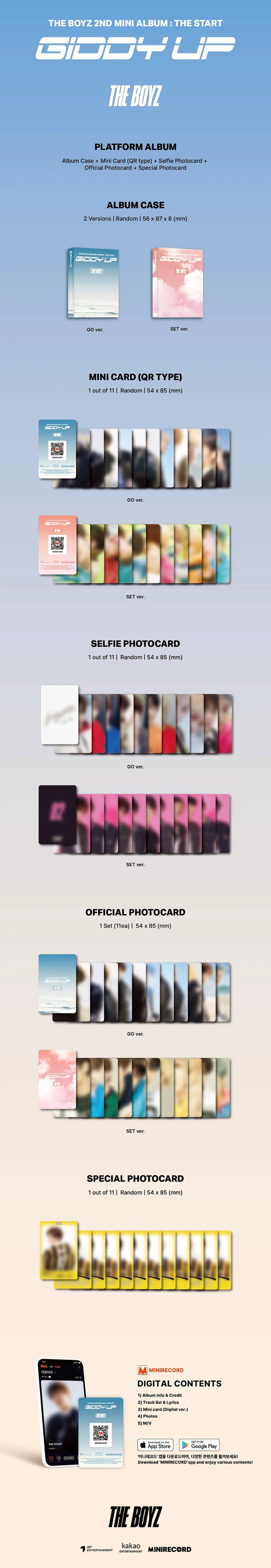 THE BOYZ - [THE START] 2nd Mini Album PLATFORM Version