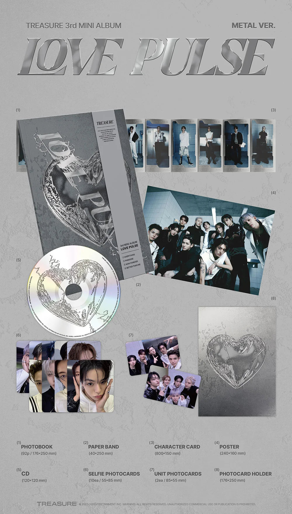 TREASURE - [LOVE PULSE] 3rd Mini Album