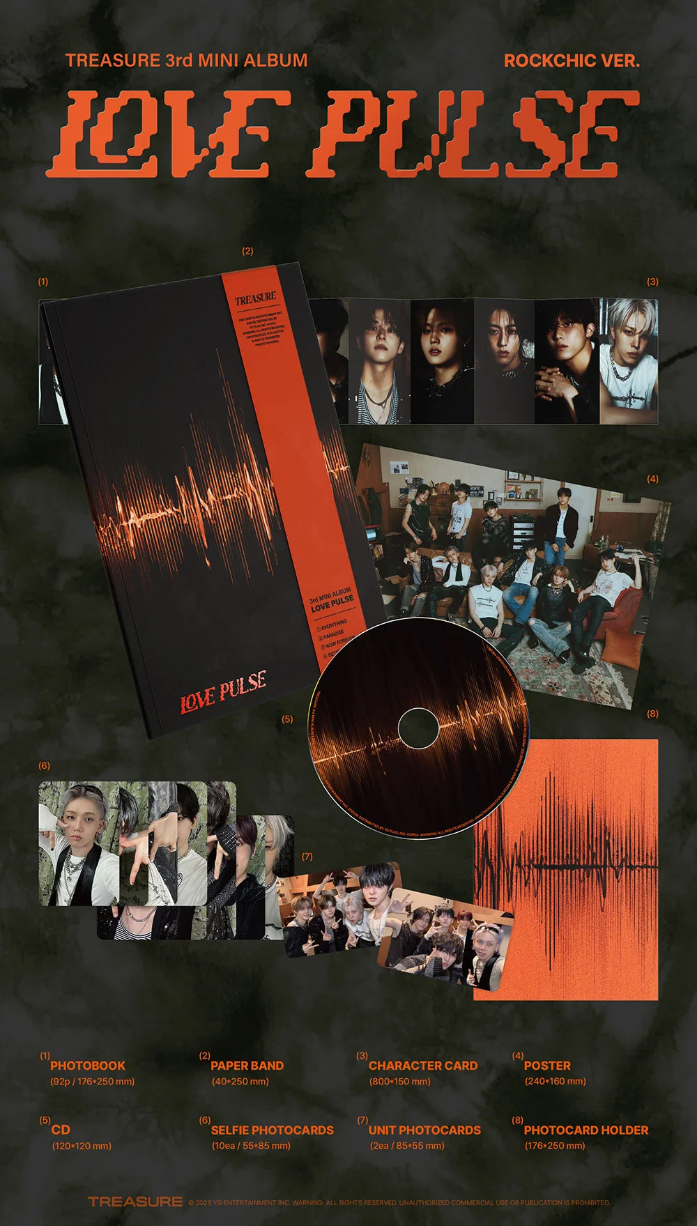 TREASURE - [LOVE PULSE] 3rd Mini Album