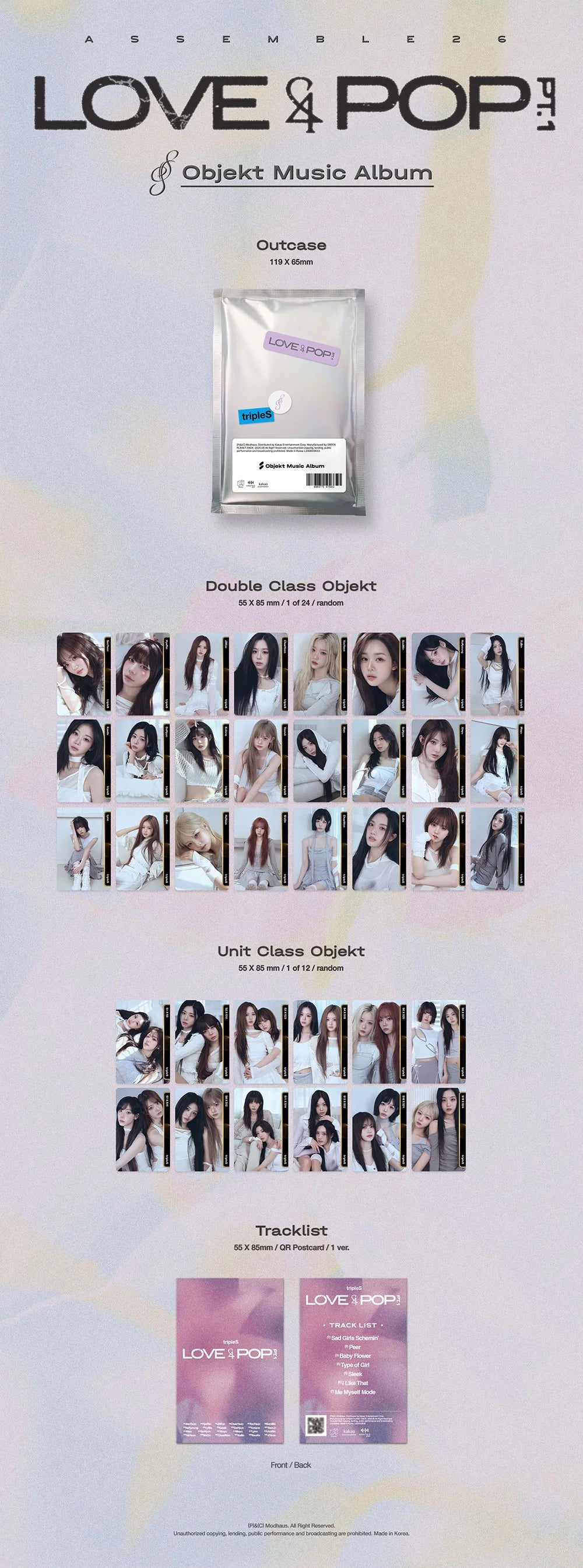 tripleS - [LOVE & POP PT.1] Album