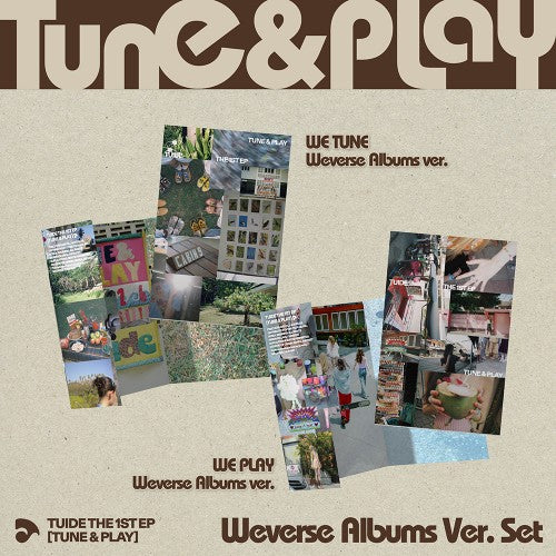 (PRE-ORDER) TUIDE - [TUNE & PLAY] 1st EP Album WEVERSE ALBUMS