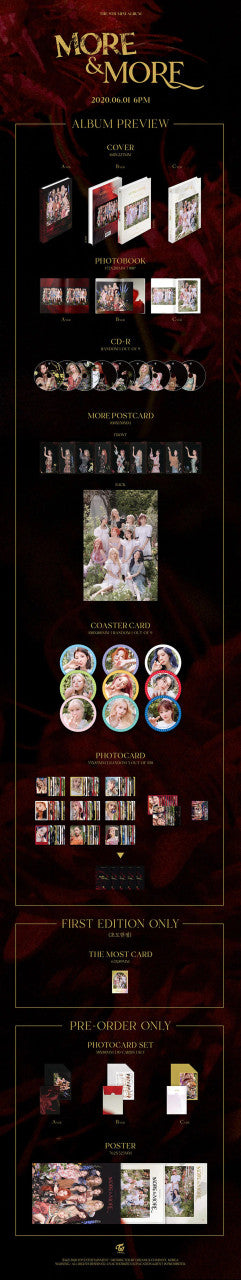 Twice - [More & More] 9th Mini Album