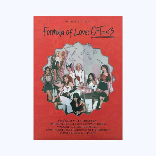 TWICE - [FORMULA OF LOVE: O+T=<3] 3rd Album