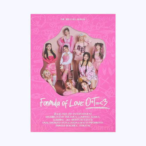 TWICE - [FORMULA OF LOVE: O+T=<3] 3rd Album