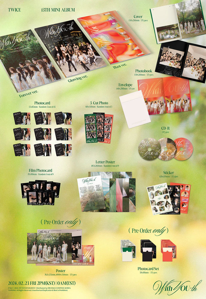 TWICE - [WITH YOU-TH] 13th Mini Album