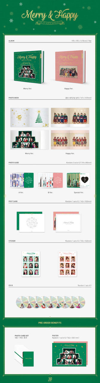 Twice - [Merry & Happy] 1st Album Repackage