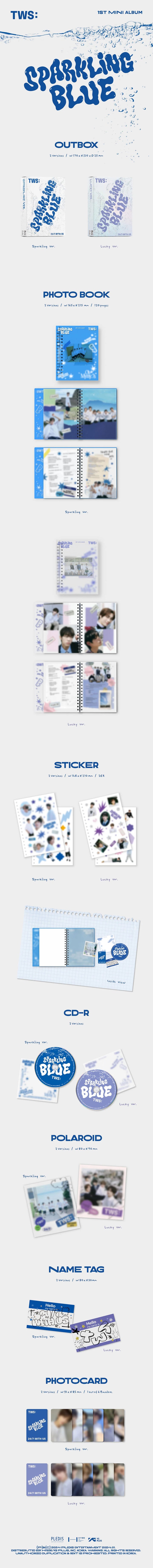 TWS - [SPARKLING BLUE] 1st Mini Album