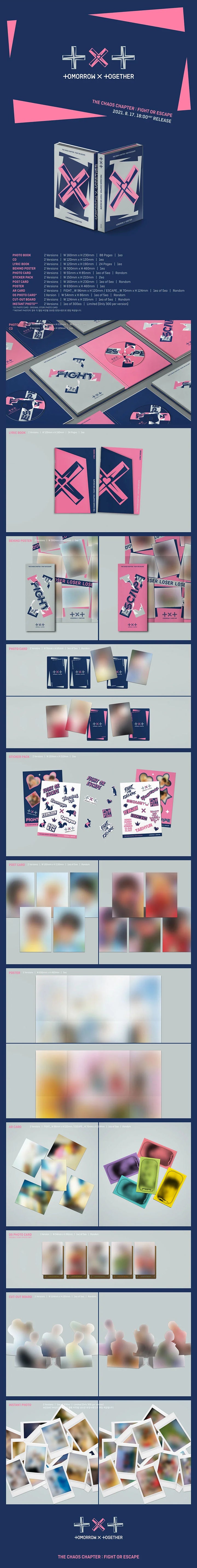 TXT - [The Chaos Chapter: FIGHT OR ESCAPE] 2nd Album Repackage