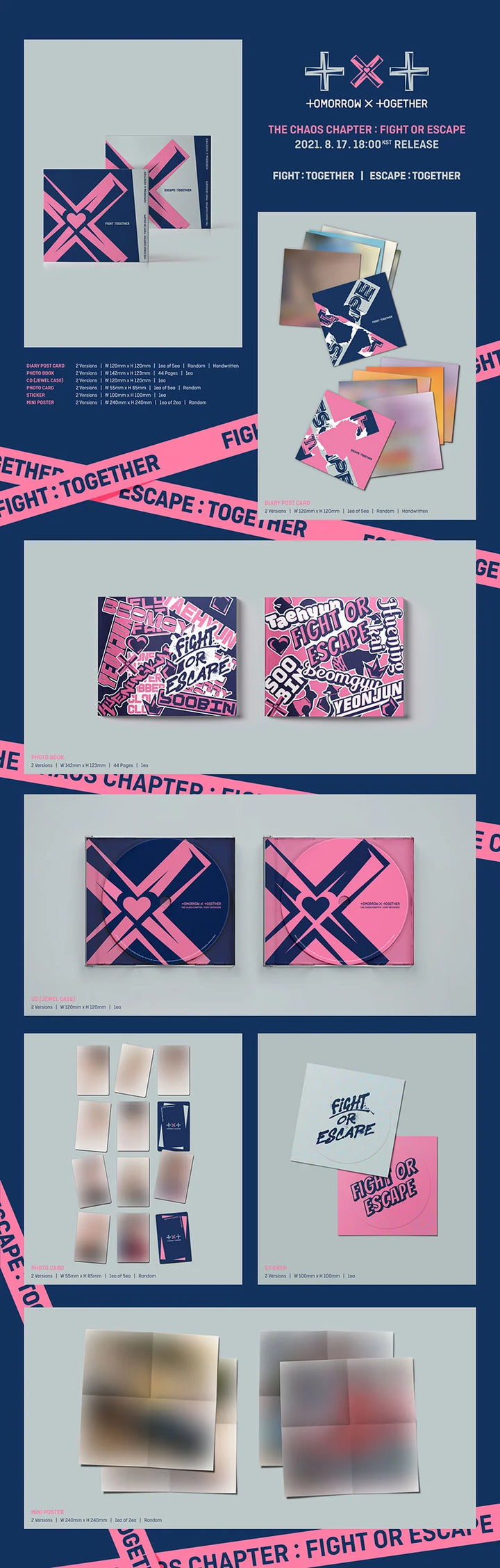 TXT - [The Chaos Chapter: FIGHT OR ESCAPE] 2nd Album