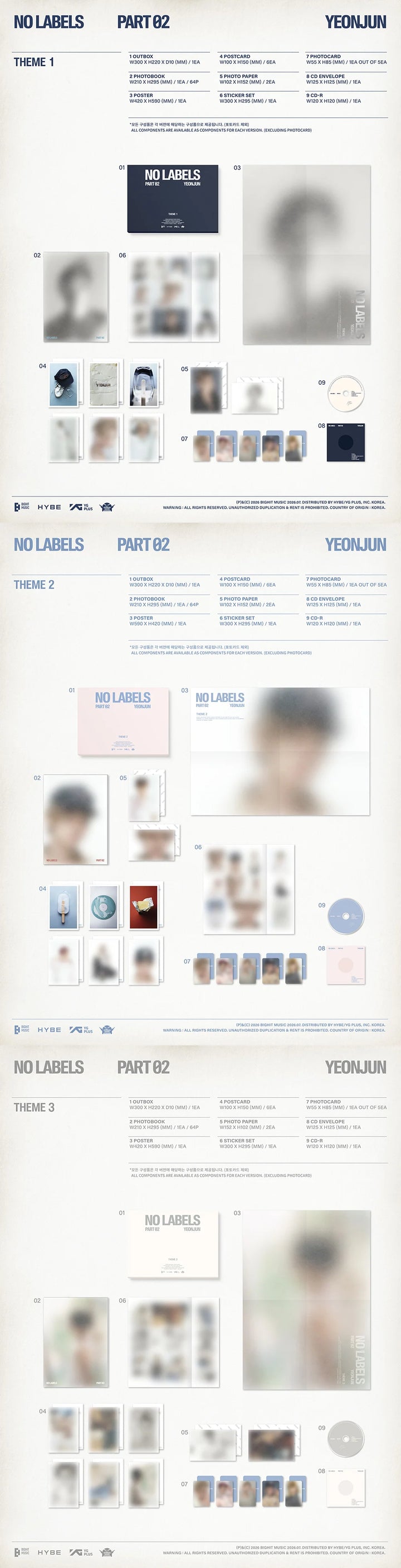 YEONJUN - [NO LABELS : PART 02] 2nd Mini Album