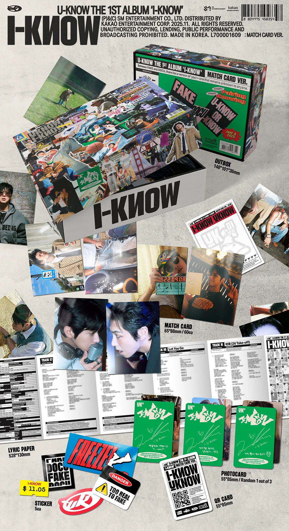 U-KNOW YOONHO - [I-KNOW] 1st Album