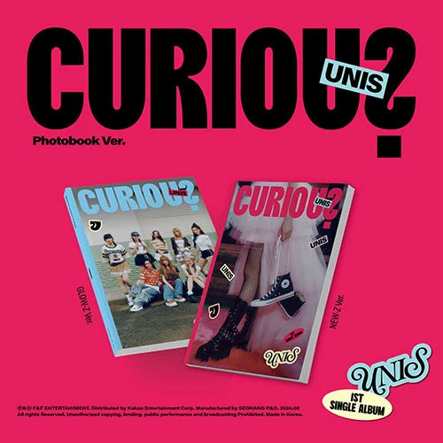 UNIS - [CURIOUS] 1st Single Album PHOTOBOOK Version