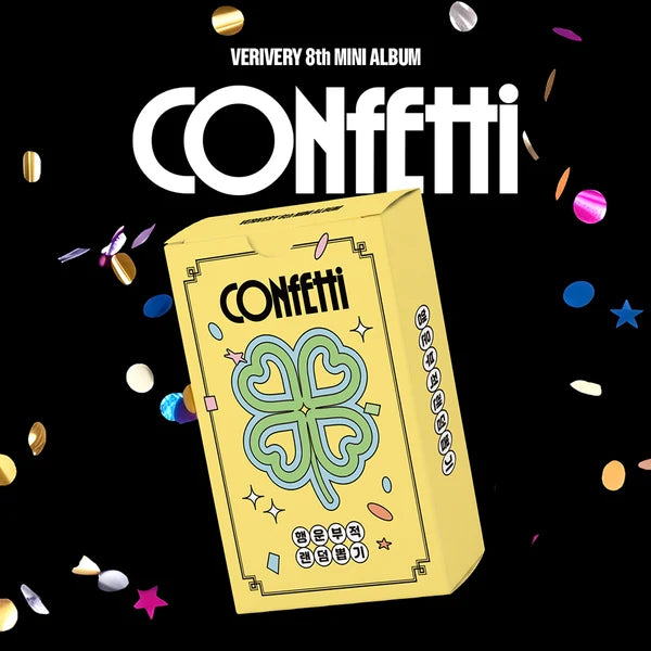 (PRE-ORDER) VERIVERY - [CONFETTI] 8th Mini Album LUCKYCHARM Version