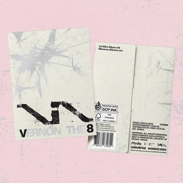 V8 (SEVENTEEN) - [V8] 1st Mini Album WEVERSE ALBUMS Version
