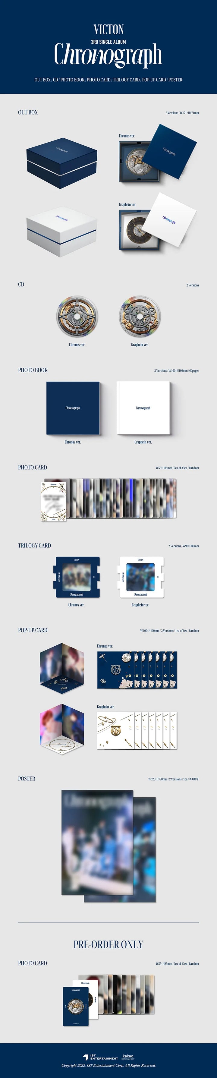 VICTON - [Chronograph] 3rd Single Album