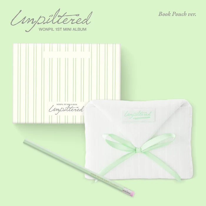 WONPIL - [UNPILTERED] 1st Mini Album BOOK POUCH Version
