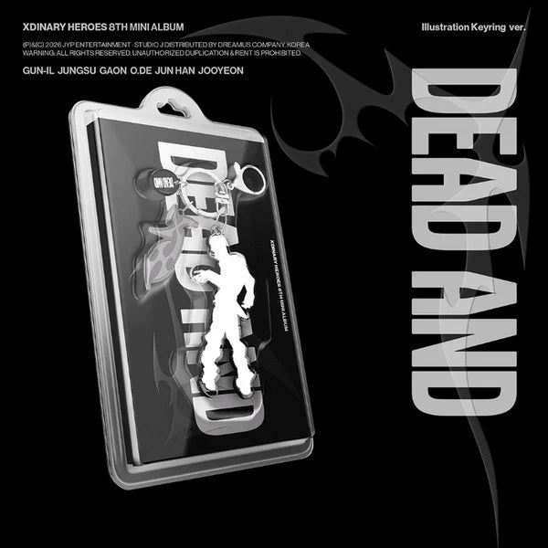 Xdinary Heroes - [DEAD AND] 8th Mini Album ILLUSTRATION KEYRING Version