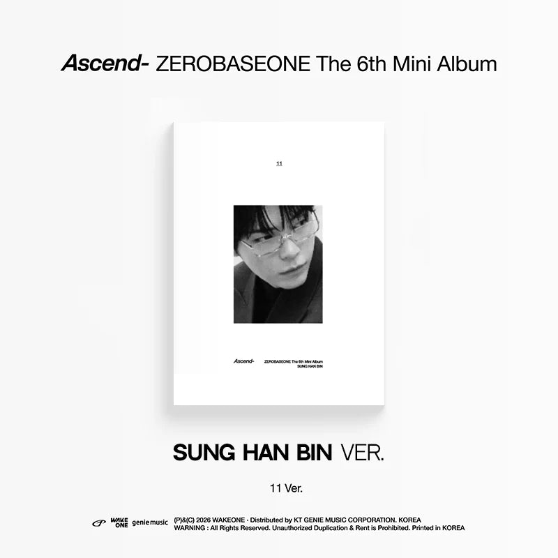 ZEROBASEONE - [ASCEND-] 6th Mini Album (11 Version)