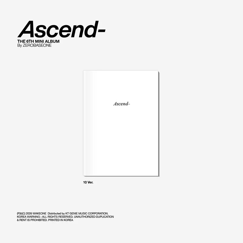 ZEROBASEONE - [ASCEND-] [6th Mini Album]