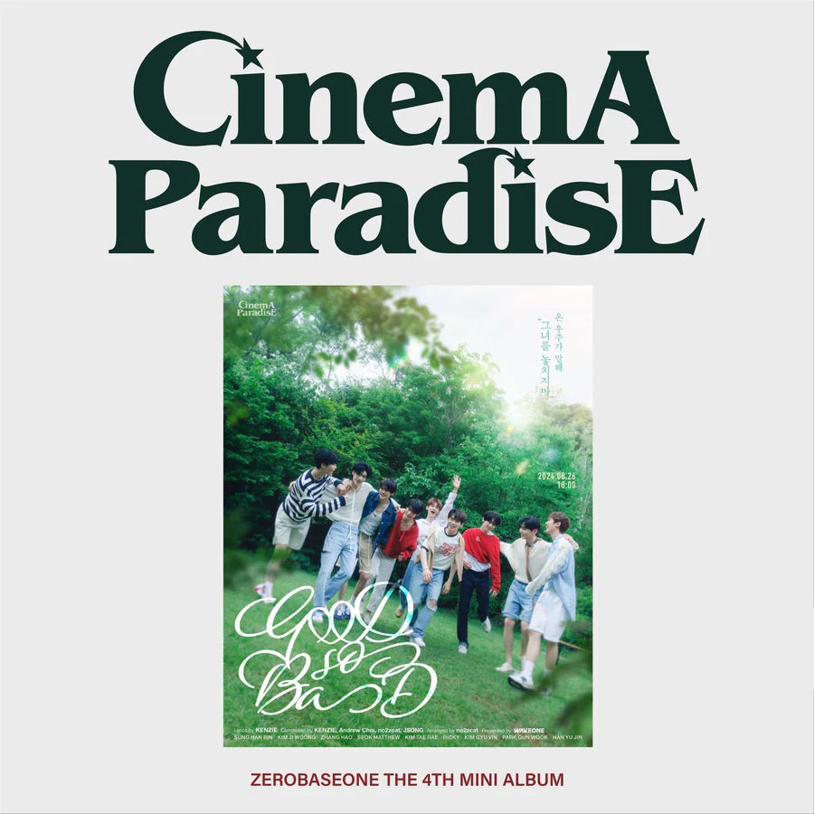 ZEROBASEONE - [CINEMA PARADISE] 4th Mini Album (ZEROSE Ver.)