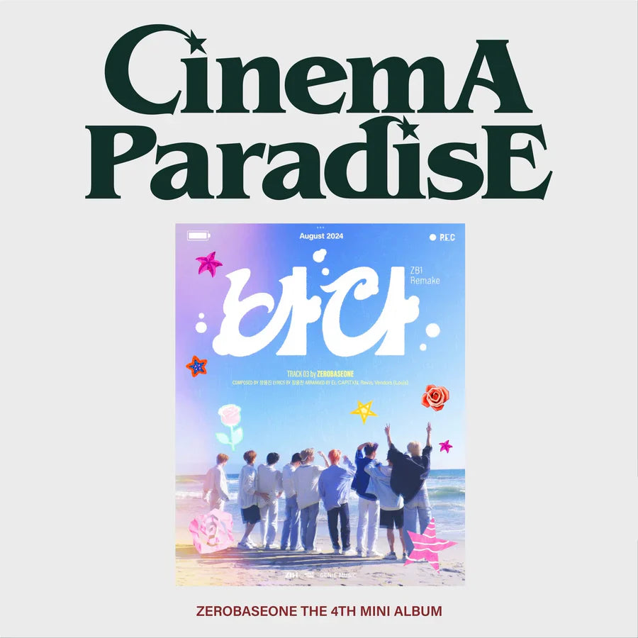 ZEROBASEONE - [CINEMA PARADISE] 4th Mini Album (ZEROSE Ver.)