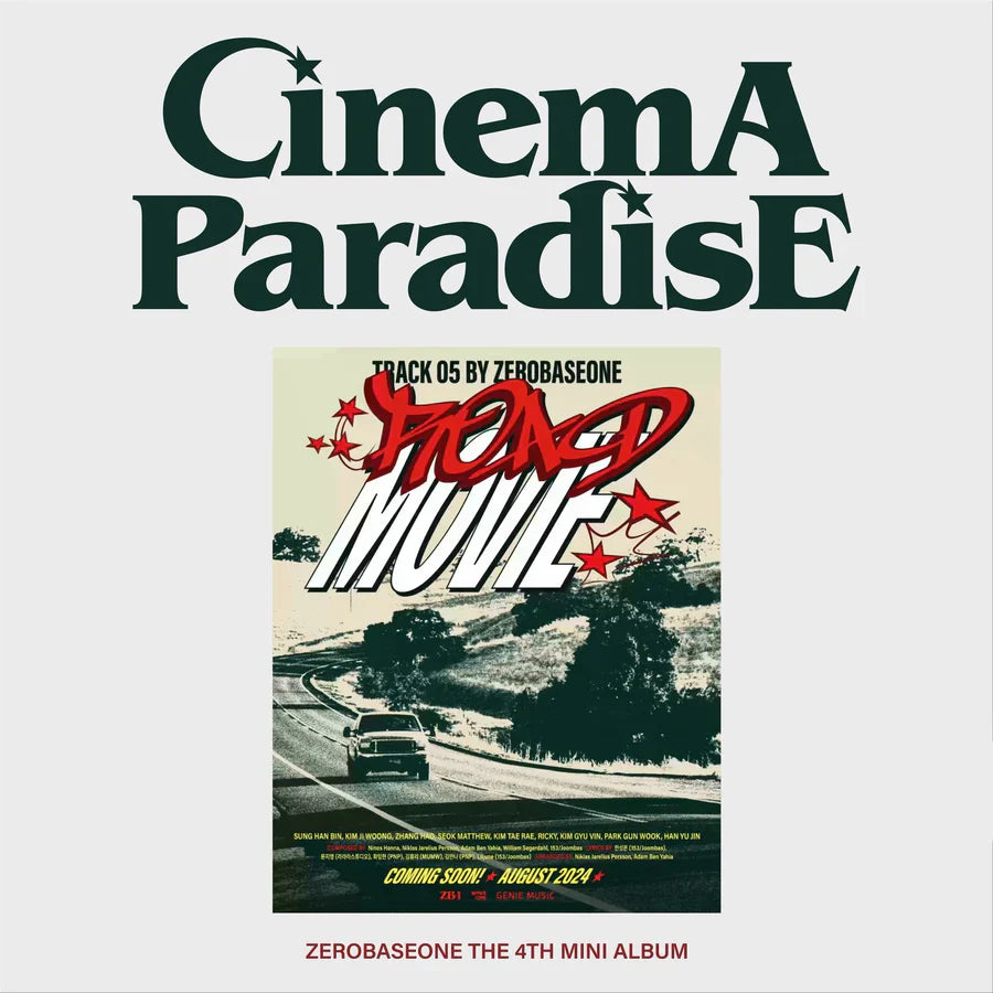 ZEROBASEONE - [CINEMA PARADISE] 4th Mini Album (ZEROSE Ver.)
