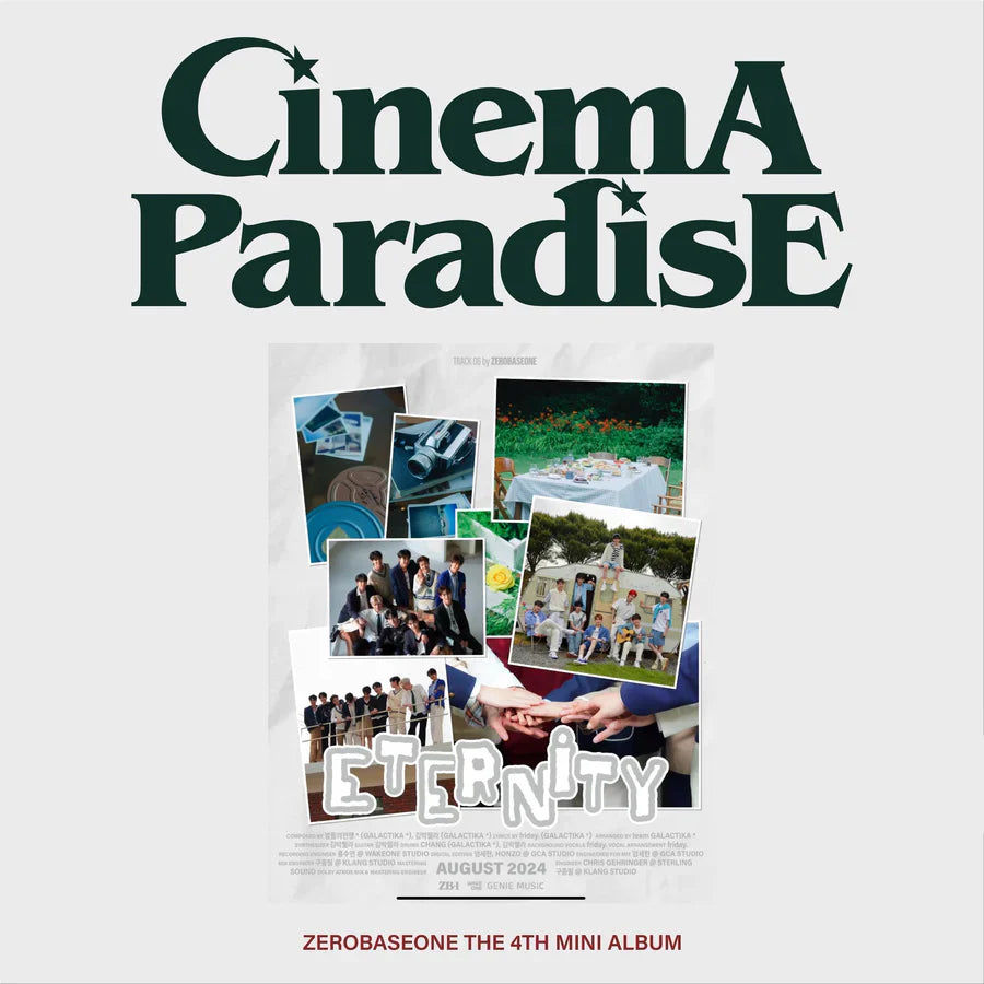 ZEROBASEONE - [CINEMA PARADISE] 4th Mini Album (ZEROSE Ver.)